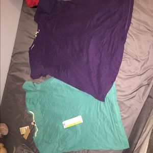 Two medium t-shirts.